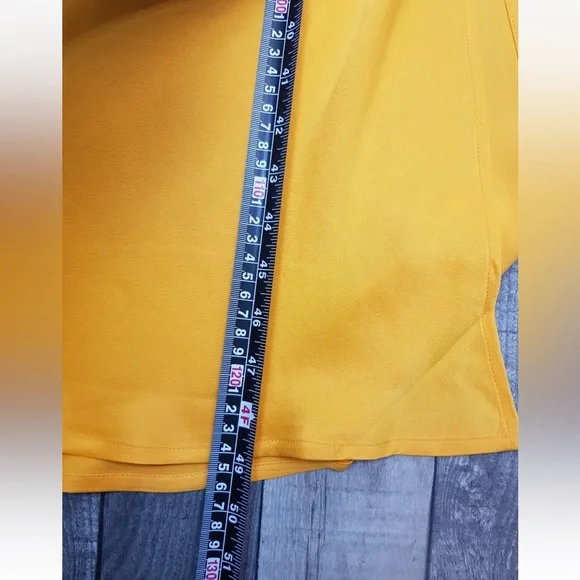 By Anthropologie Silky Cowl Neck Midi Dress Medium 12 14 Orange Column Party BN - Picture 9 of 14